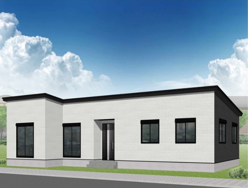中央台　建売　外観図